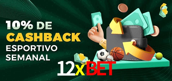 10% de bônus de cashback na 12xbet